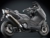 Stupačky pro spolujezdce, pro skútry YAMAHA T-Max 530, hliník (2ks)